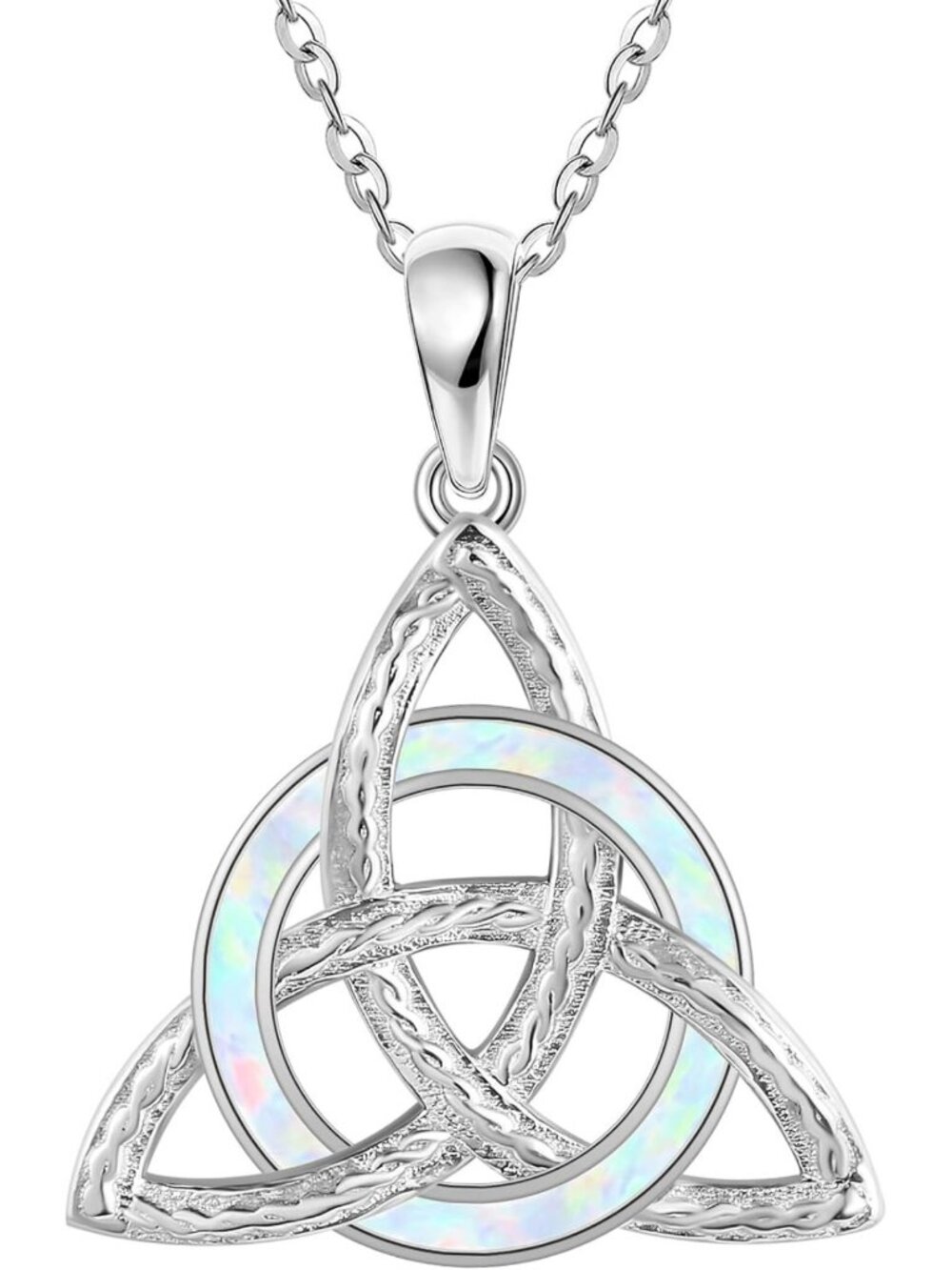 Celtic Knot Sterling Silver Necklace - Elegant Jewelry Gift for Women, Christmas